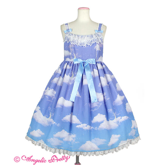 Angelic Pretty(アンジェリックプリティー)の【新品未使用】Angelic Pretty Misty sky レディースのワンピース(ひざ丈ワンピース)の商品写真