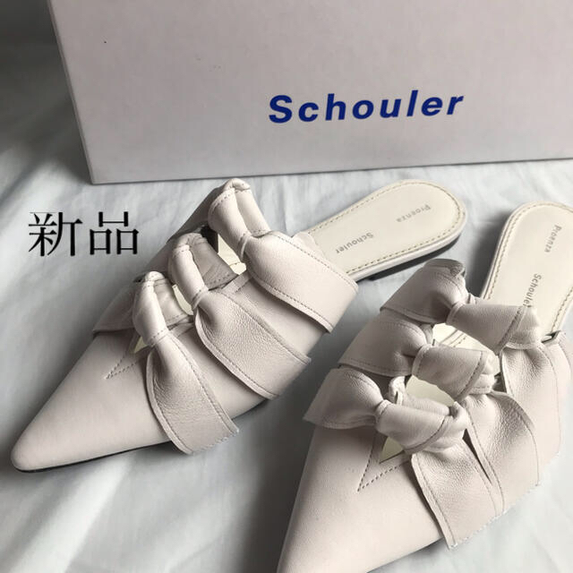 Proenza Schouler(プロエンザスクーラー)のプロエンザスクーラー　リボンサンダル　38 新品未使用 レディースの靴/シューズ(サンダル)の商品写真