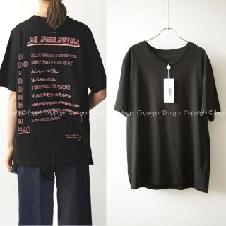 エムエムシックス(MM6)のMM6 グラフィティ バック ロゴ Tシャツ カットソー トップス(Tシャツ(半袖/袖なし))