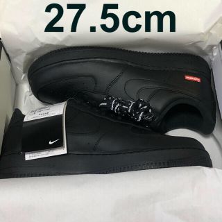 シュプリーム(Supreme)の新品未使用 Supreme/Nike Air Force1 27.5cm 黒(スニーカー)