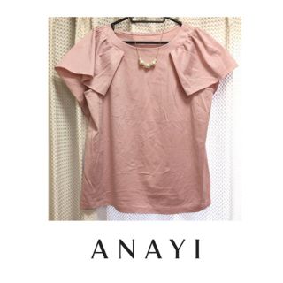 アナイ(ANAYI)のアナイ ANAYI 半袖カットソー ピンク(カットソー(半袖/袖なし))