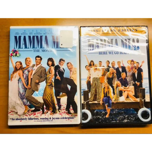 マンマミーア the movie ＆ here we go again dvd