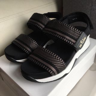 LANVIN en Bleu - ランバンオンブルー 厚底サンダル 23.0 ブラックの