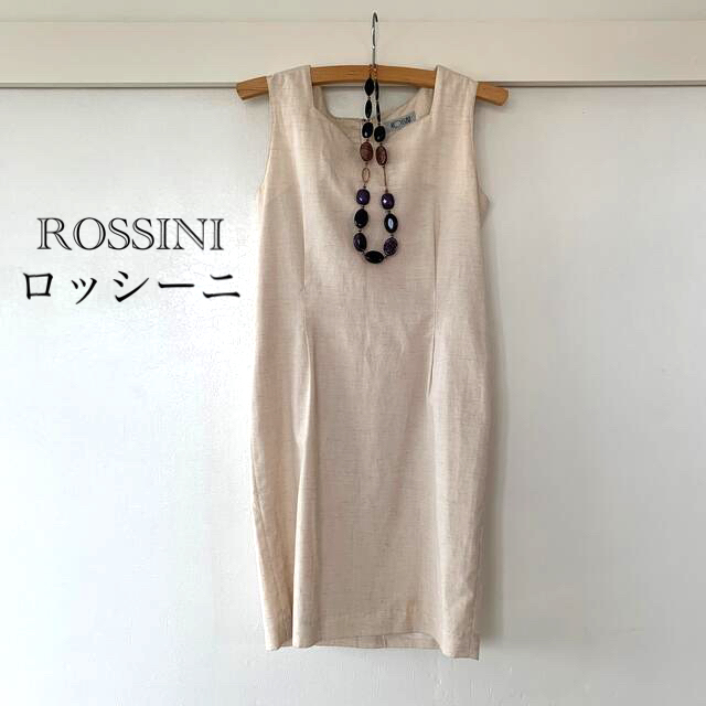 ROSSINI(ロッシーニ)のROSSINI ワンピース　ネックレス付き レディースのワンピース(ひざ丈ワンピース)の商品写真