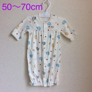 赤ちゃんの城 50〜70cm 2wayロンパース(ba50-32)(ロンパース)