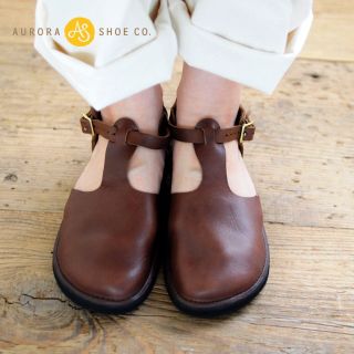 ネストローブ(nest Robe)の美品 AURORA SHOES✨オーロラシューズ ウエストインディアン ブラウン(サンダル)