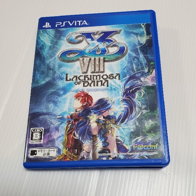 PlayStation Vita(プレイステーションヴィータ)のイースVIII -Lacrimosa of DANA（ラクリモサ・オブ・ダーナ） エンタメ/ホビーのゲームソフト/ゲーム機本体(携帯用ゲームソフト)の商品写真
