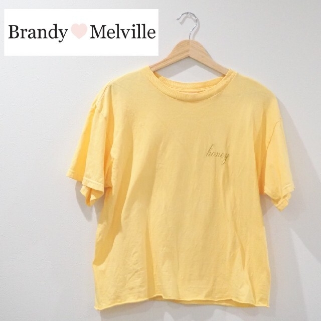 Brandy Melville(ブランディーメルビル)のBrandy Melville honey Tee レディースのトップス(Tシャツ(半袖/袖なし))の商品写真