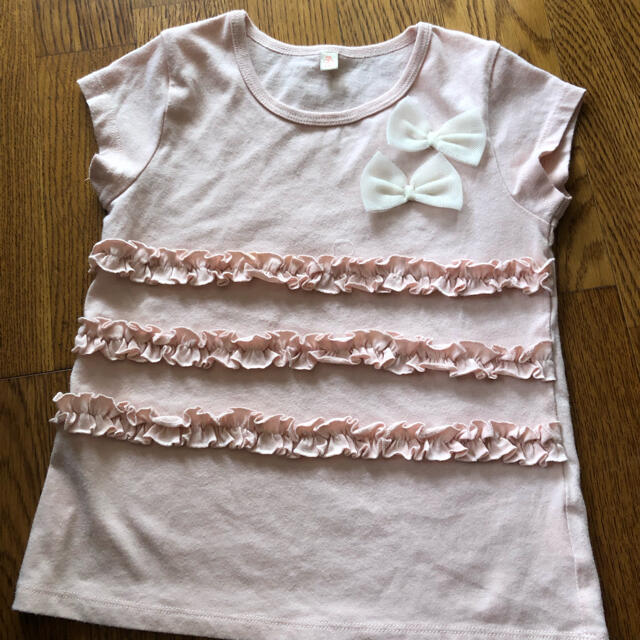 UNIQLO(ユニクロ)の女児　110セット キッズ/ベビー/マタニティのキッズ服女の子用(90cm~)(Tシャツ/カットソー)の商品写真