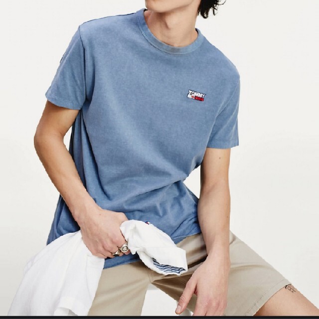 TOMMY(トミー)のTOMMY JEANS　ウォッシュドロゴT 　トミー　TOMMY メンズのトップス(Tシャツ/カットソー(半袖/袖なし))の商品写真