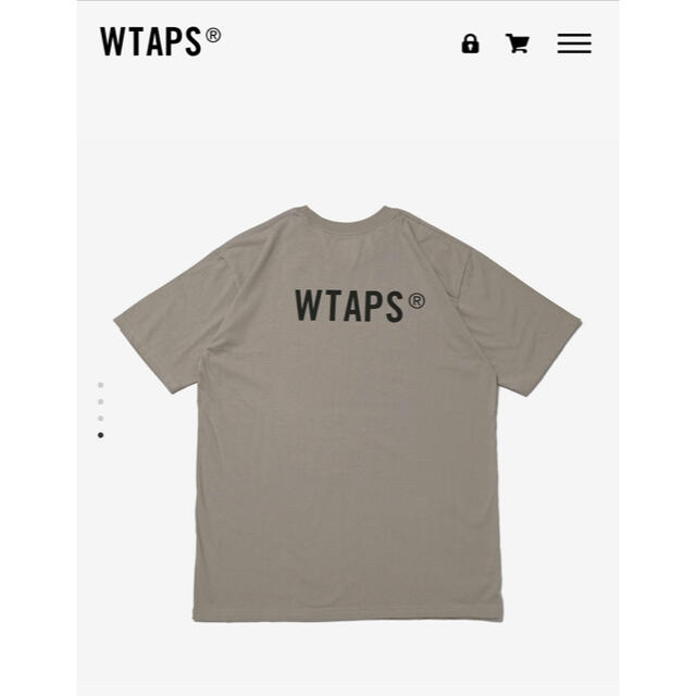 W)taps(ダブルタップス)の21SS WTAPS V/ SCREEN TEE BEIGE XXLサイズ メンズのトップス(Tシャツ/カットソー(半袖/袖なし))の商品写真