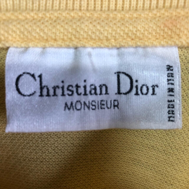 Christian Dior(クリスチャンディオール)の【希少】90s Christian Dior ワンポイント刺繡 ポロシャツレア メンズのトップス(ポロシャツ)の商品写真