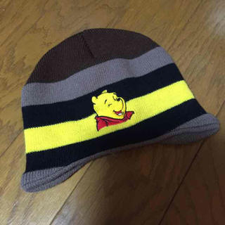 ディズニー(Disney)の【新品】プーさんニット帽(帽子)