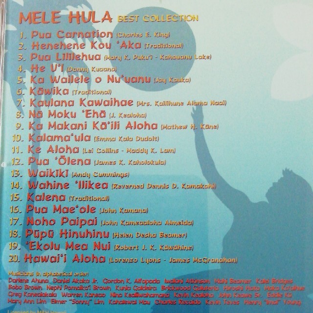 Victor(ビクター)のホヌ様専用　MELE HULA BEST COLLECTION エンタメ/ホビーのCD(ワールドミュージック)の商品写真