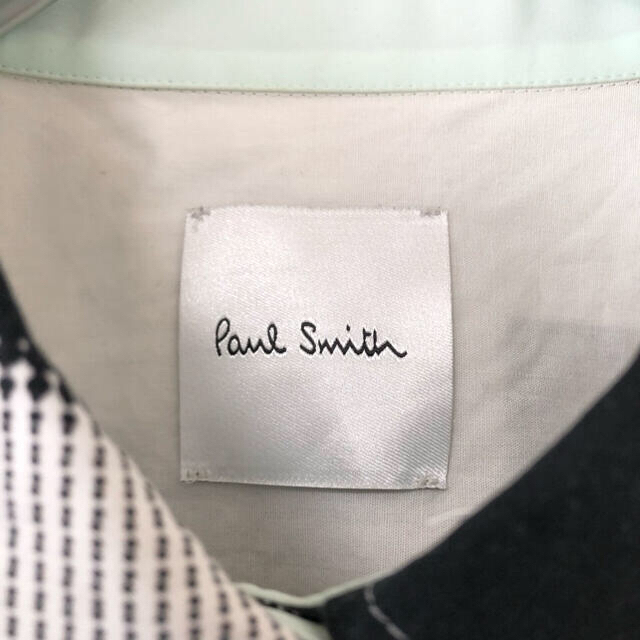 極美品⭐️Paul Smith 19AW コラージュ 比翼 長袖シャツ M相当 - シャツ