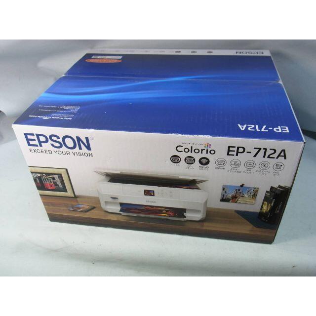 EPSON6色、染料、独立型インクカラリオ EP-712A新品