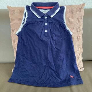 エイチアンドエム(H&M)のH&M 130 ノースリーブポロシャツ(Tシャツ/カットソー)