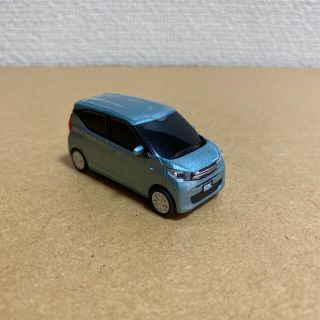 ミツビシ(三菱)の三菱ＥＫワゴンミニカー（ミントブルーメタリック）(ミニカー)