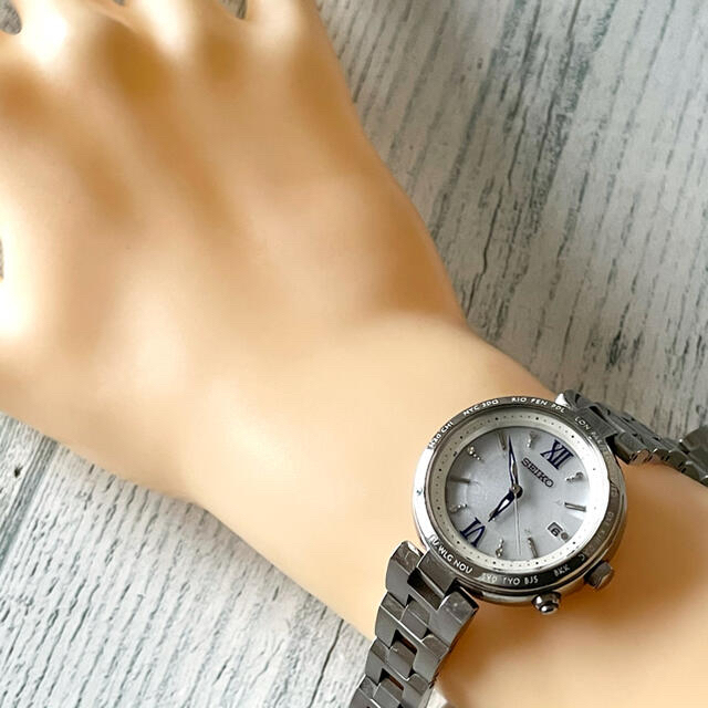 動作OK】SEIKO ルキア 腕時計 1B25-0AJ0 SSQV013 電波-