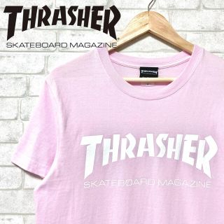 スラッシャー(THRASHER)のTHRASHER スラッシャー パステルピンク マガジンロゴ Tシャツ(Tシャツ/カットソー(半袖/袖なし))