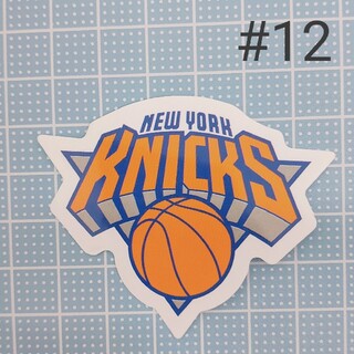 #12 ステッカー NBA ニューヨーク・ニックス オレンジ 青 白 バスケ(バスケットボール)