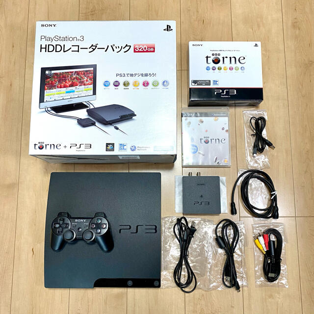 PlayStation3 - 【美品】PS3 + torne(B-CASカード付)テレビ視聴録画
