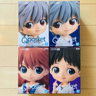 バンプレスト(BANPRESTO)のQposket エヴァンゲリオン フィギュア　シンジ　カヲル　アスカ(アニメ/ゲーム)