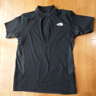 ザノースフェイス(THE NORTH FACE)のTHE NORTH FACE 半袖 Ｍ 黒 トレラン ランニング ノースフェイス(ウェア)