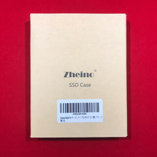 Zheino MSATA SSD Case ケース ブラック 新品未使用品(PCパーツ)