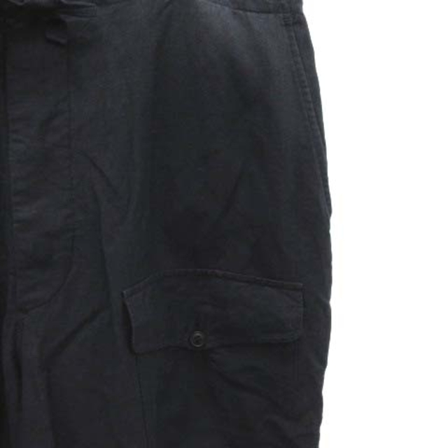 COMOLI(コモリ)のコモリ ヴィスコースリネン ドローストリングパンツ イージー リネン 3 L 紺 メンズのパンツ(スラックス)の商品写真