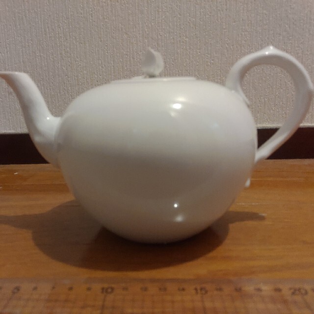 海外モデル 未使用 マイセン Meissen ホワイト ティーポット 食器