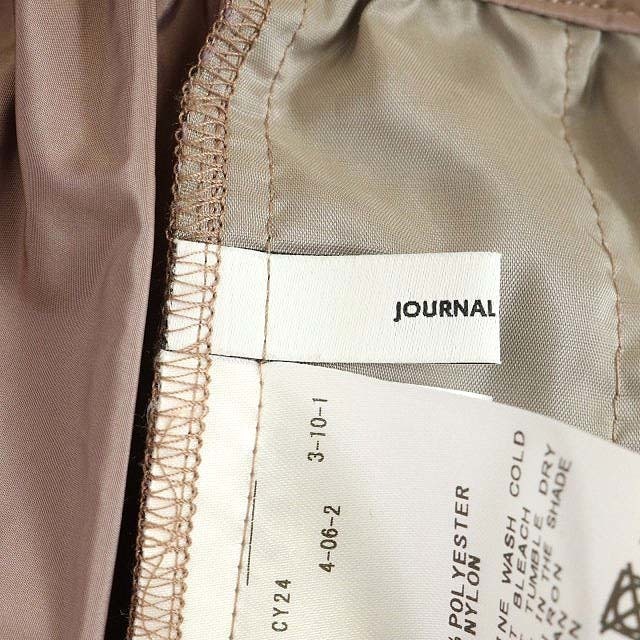 JOURNAL STANDARD(ジャーナルスタンダード)のジャーナルスタンダード 20AW ライトメモリーティアードスカート ロング 茶 レディースのスカート(ロングスカート)の商品写真