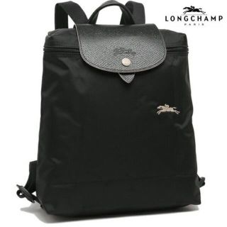 ロンシャン(LONGCHAMP)のロンシャン LONGCHAMP ル・プリアージュ リュックサック 黒 レディース(リュック/バックパック)