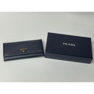 プラダ(PRADA)の美品 プラダ 長財布 1M1132 QHH F0002 色:NERO(財布)