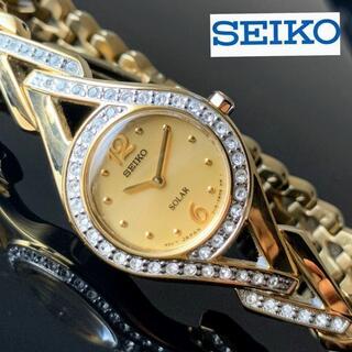 セイコー(SEIKO)の【新品】★SEIKO セイコー★ソーラー★腕時計★レディース ダイヤモンド(腕時計)