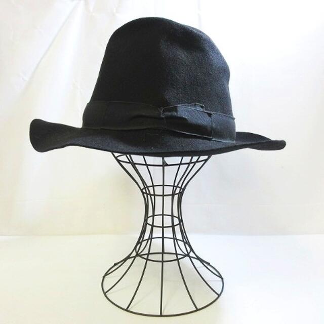 Borsalino(ボルサリーノ)のボルサリーノ ハット 帽子 ヘッドウエア イタリア製 ブラック メンズの帽子(その他)の商品写真