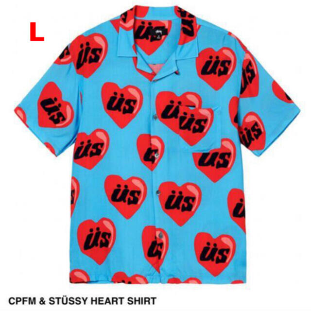 STUSSY(ステューシー)のstussy cpfm HEART SHIRT コラボ メンズのトップス(シャツ)の商品写真