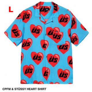 ステューシー(STUSSY)のstussy cpfm HEART SHIRT コラボ(シャツ)