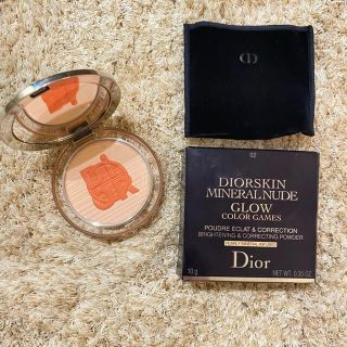 ディオール(Dior)のDIOR ミネラルヌード グロウパウダー 02コーラル(チーク)