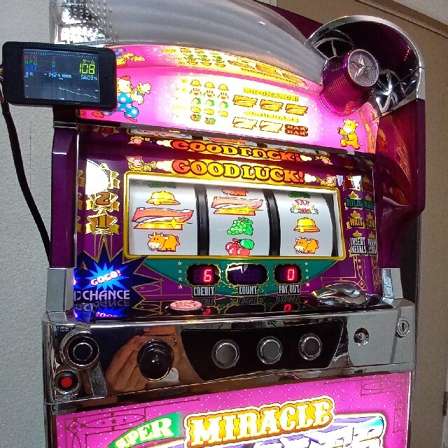 実機スーパーミラクルジャグラー【コイン不要機】 実機スーパーミラクルジャグラー【コイン不要機】