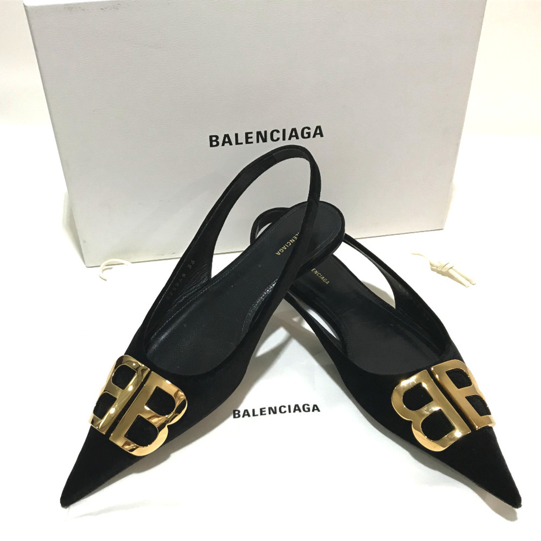 Balenciaga(バレンシアガ)のバレンシアガ BBロゴ サンダル 黒 レディースの靴/シューズ(サンダル)の商品写真