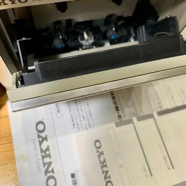 ONKYO(オンキヨー)のミニコンポ オンキョー INTEC 185 スピーカー コンポ 生産終了品 スマホ/家電/カメラのオーディオ機器(ポータブルプレーヤー)の商品写真