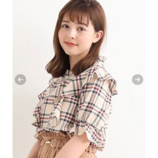 マジェスティックレゴン(MAJESTIC LEGON)の★1最終値下げ★1マジェスティック　ブラウス　フリル(シャツ/ブラウス(半袖/袖なし))