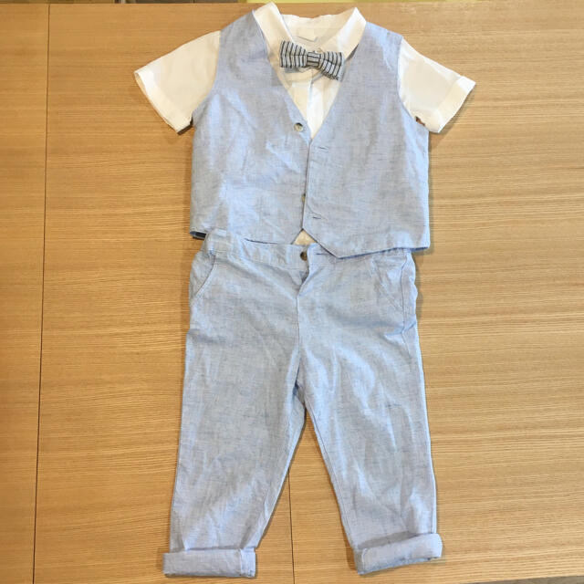 H&M(エイチアンドエム)のH&M 子供　男の子　フォーマル　セットアップ　スーツ　セット キッズ/ベビー/マタニティのキッズ服男の子用(90cm~)(ドレス/フォーマル)の商品写真