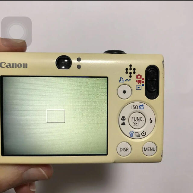 Canon(キヤノン)のCanon IXY DIGITAL 20 IS  ホワイト【ジャンク】 スマホ/家電/カメラのカメラ(コンパクトデジタルカメラ)の商品写真