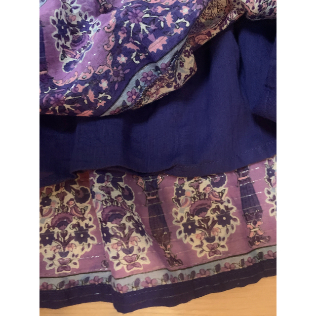 L'Appartement DEUXIEME CLASSE(アパルトモンドゥーズィエムクラス)の【BLUE BOHEME/ブルーボヘム】Cotton Tiered Skirt レディースのスカート(ロングスカート)の商品写真