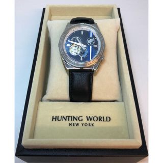 ハンティングワールド(HUNTING WORLD)の【新品未使用】ハンティングワールド レザーベルト自動巻き腕時計(腕時計(アナログ))