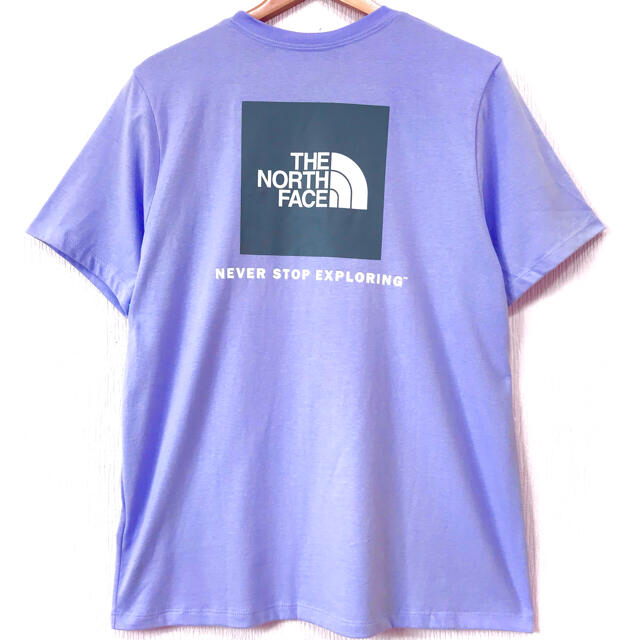 THE NORTH FACE(ザノースフェイス)のラベンダー ♪ ノースフェイス BOX Tシャツ レディース XL LL レディースのトップス(Tシャツ(半袖/袖なし))の商品写真