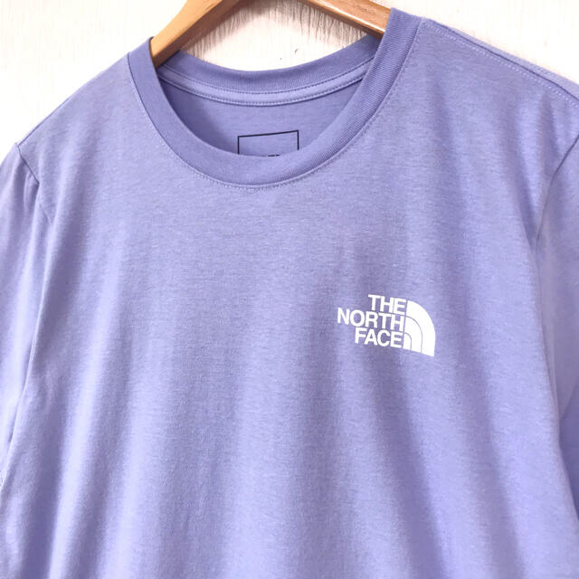 THE NORTH FACE(ザノースフェイス)のラベンダー ♪ ノースフェイス BOX Tシャツ レディース XL LL レディースのトップス(Tシャツ(半袖/袖なし))の商品写真