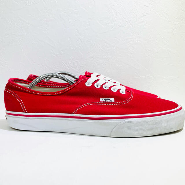 VANS(ヴァンズ)のVANS/バンズ★AUTHENTIC/オーセンティック★TC7H★赤白★28.0 メンズの靴/シューズ(スニーカー)の商品写真